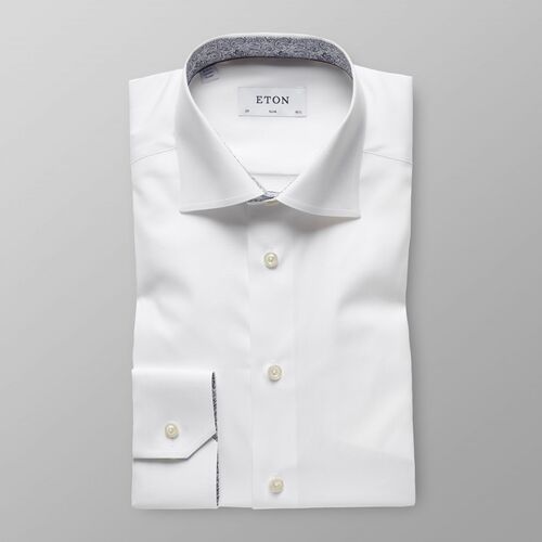 White Shirt – Paisley Details