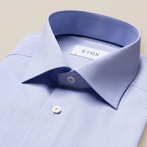 Blue twill shirt